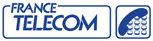 Logo France Telecom avec un combiné téléphonique