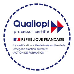 Logo Qualiopi : processus certifié République Française, action de formation