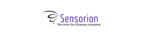 Logo de Sensorion, l'entreprise dédiée aux maladies de l'oreille interne.