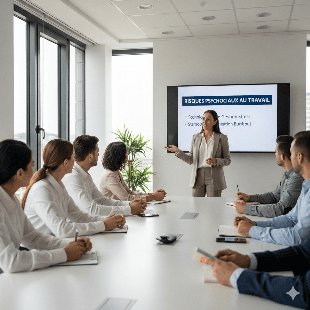 Formation RPS : présentation des risques psychosociaux au travail en entreprise