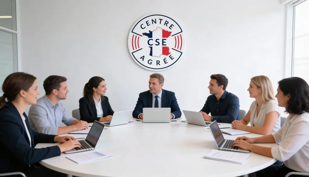 Réunion de formation CSE dans un centre agréé à Nantes