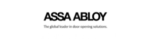 Logo ASSA ABLOY, leader mondial des solutions d'ouverture de portes.